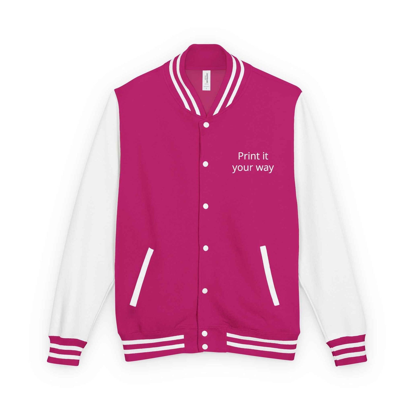 Letterman Jacket — "Print It Your Way" Customizable Varsity Jacket