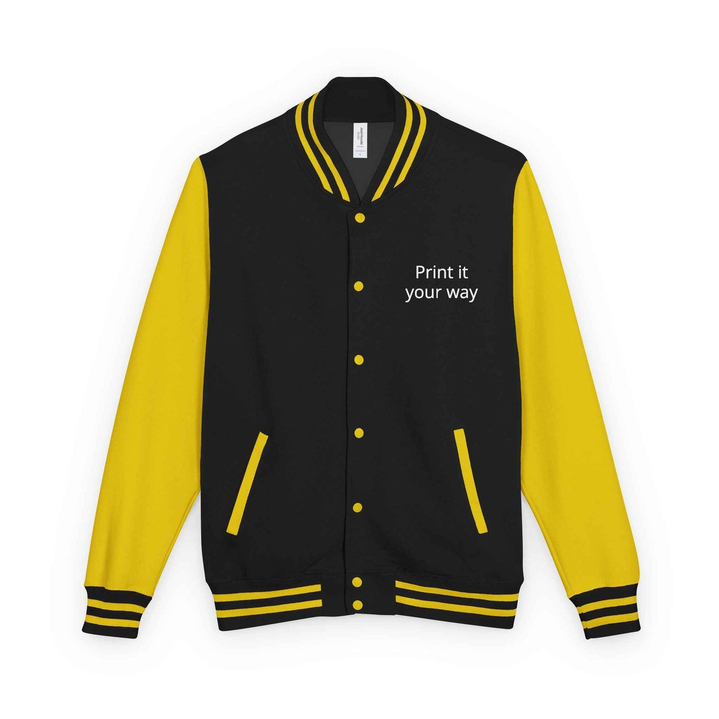 Letterman Jacket — "Print It Your Way" Customizable Varsity Jacket
