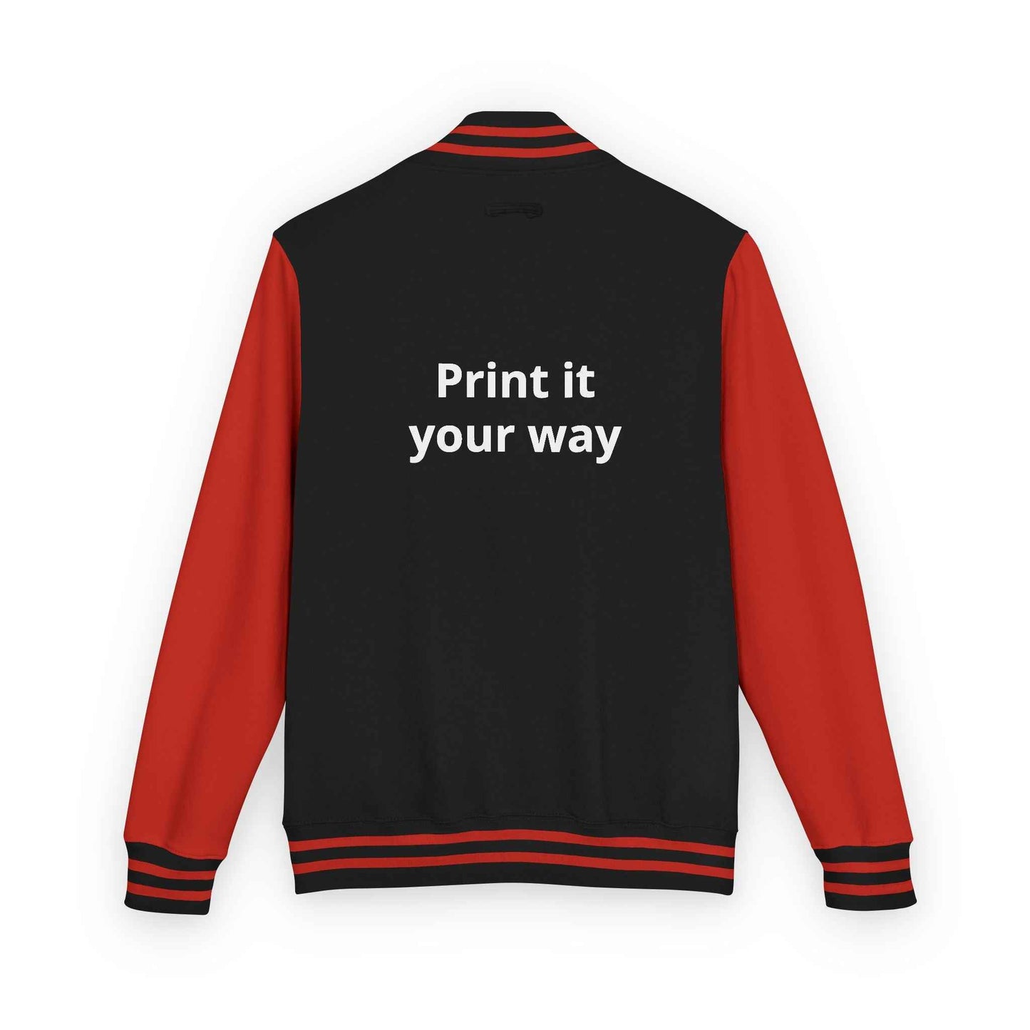 Letterman Jacket — "Print It Your Way" Customizable Varsity Jacket