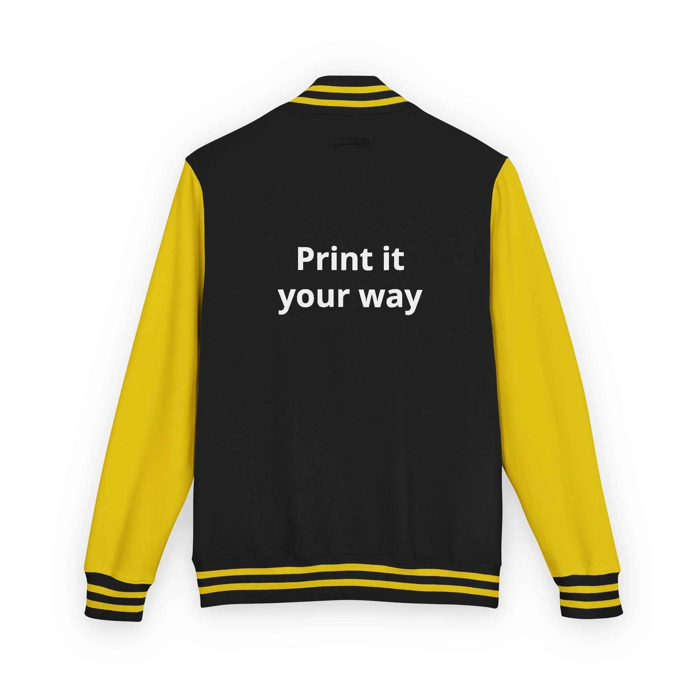 Letterman Jacket — "Print It Your Way" Customizable Varsity Jacket