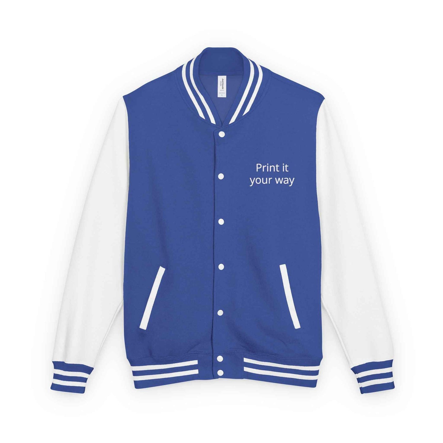 Letterman Jacket — "Print It Your Way" Customizable Varsity Jacket