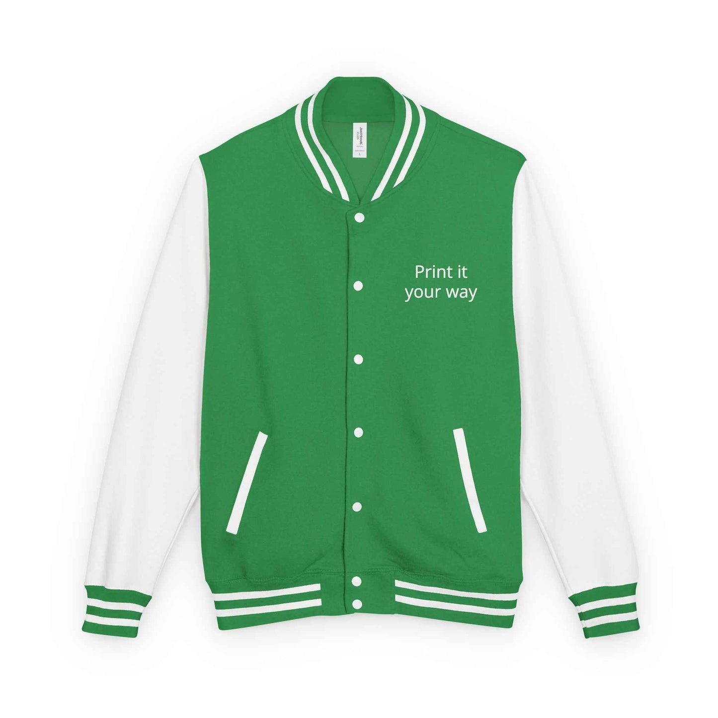 Letterman Jacket — "Print It Your Way" Customizable Varsity Jacket