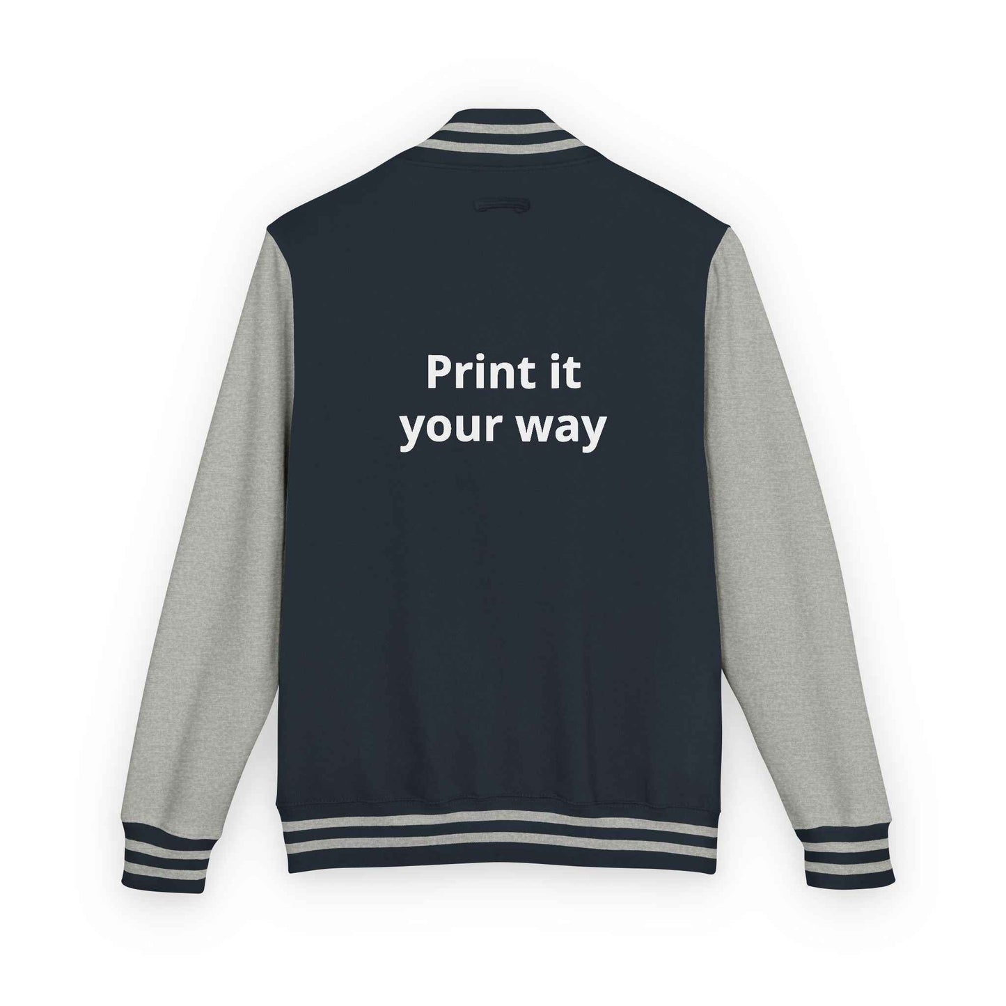 Letterman Jacket — "Print It Your Way" Customizable Varsity Jacket
