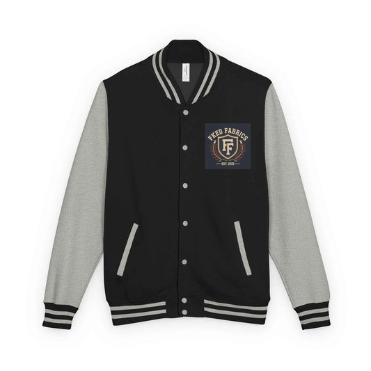 Fked Fabrics Letterman Jacket – Retro Crest Varsity Bomber