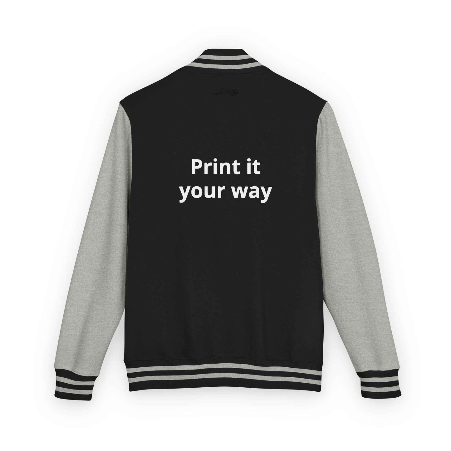 Letterman Jacket — "Print It Your Way" Customizable Varsity Jacket