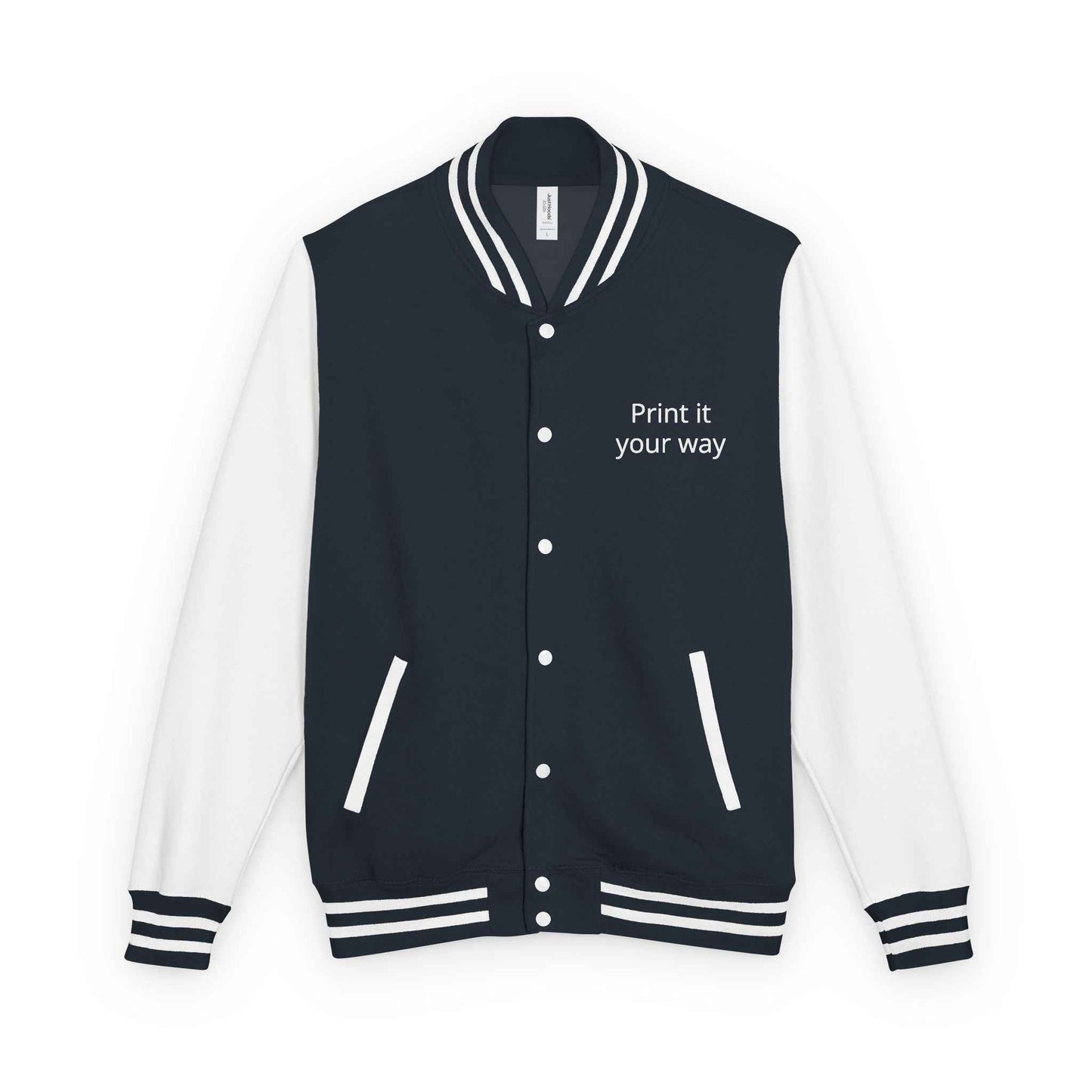 Letterman Jacket — "Print It Your Way" Customizable Varsity Jacket