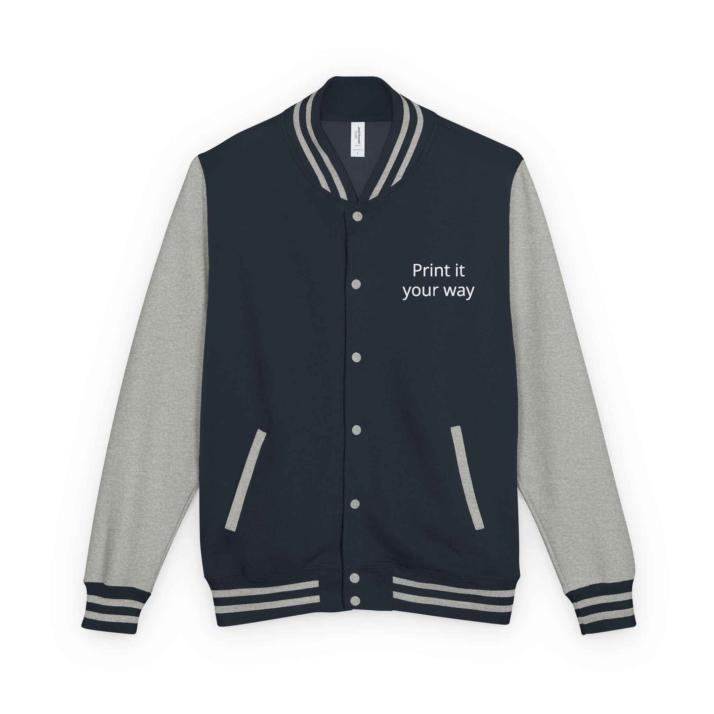 Letterman Jacket — "Print It Your Way" Customizable Varsity Jacket