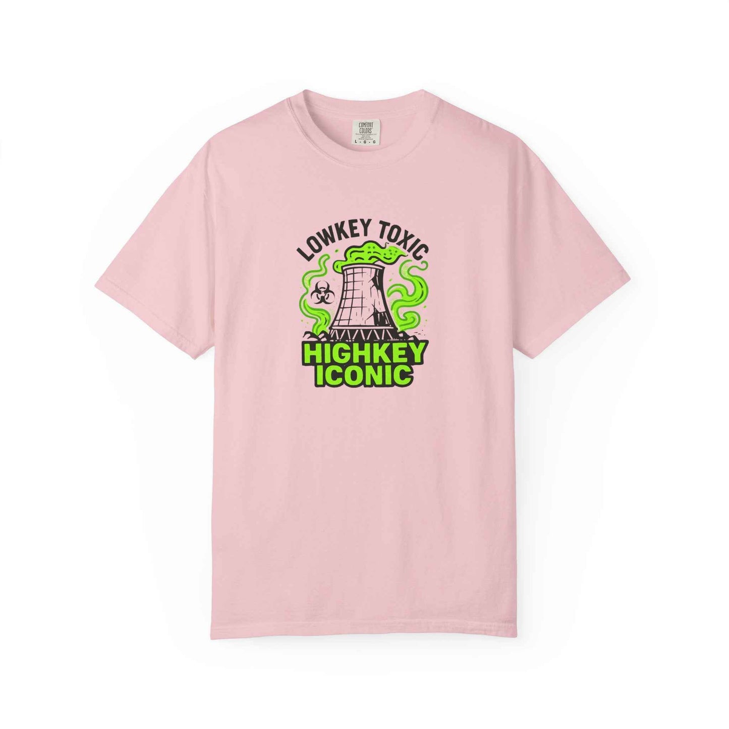 T-Shirt — "Lowkey Toxic, Highkey Iconic" Nuclear Monster Graphic Tee
