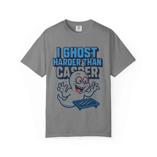 I Ghost Harder Than Casper on cocaine T-Shirt — Funny Ghost Costume Halloween Tee