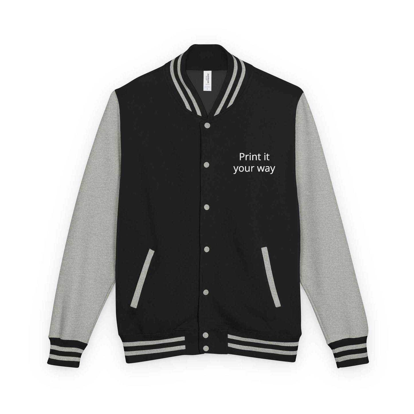 Letterman Jacket — "Print It Your Way" Customizable Varsity Jacket