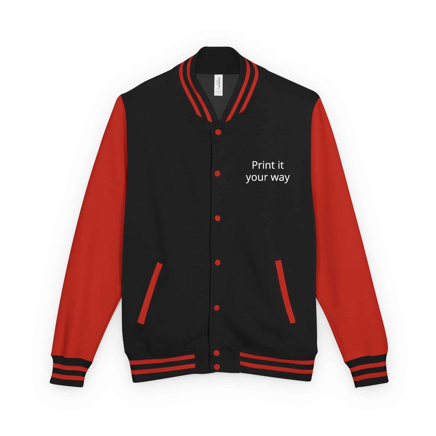 Letterman Jacket — "Print It Your Way" Customizable Varsity Jacket