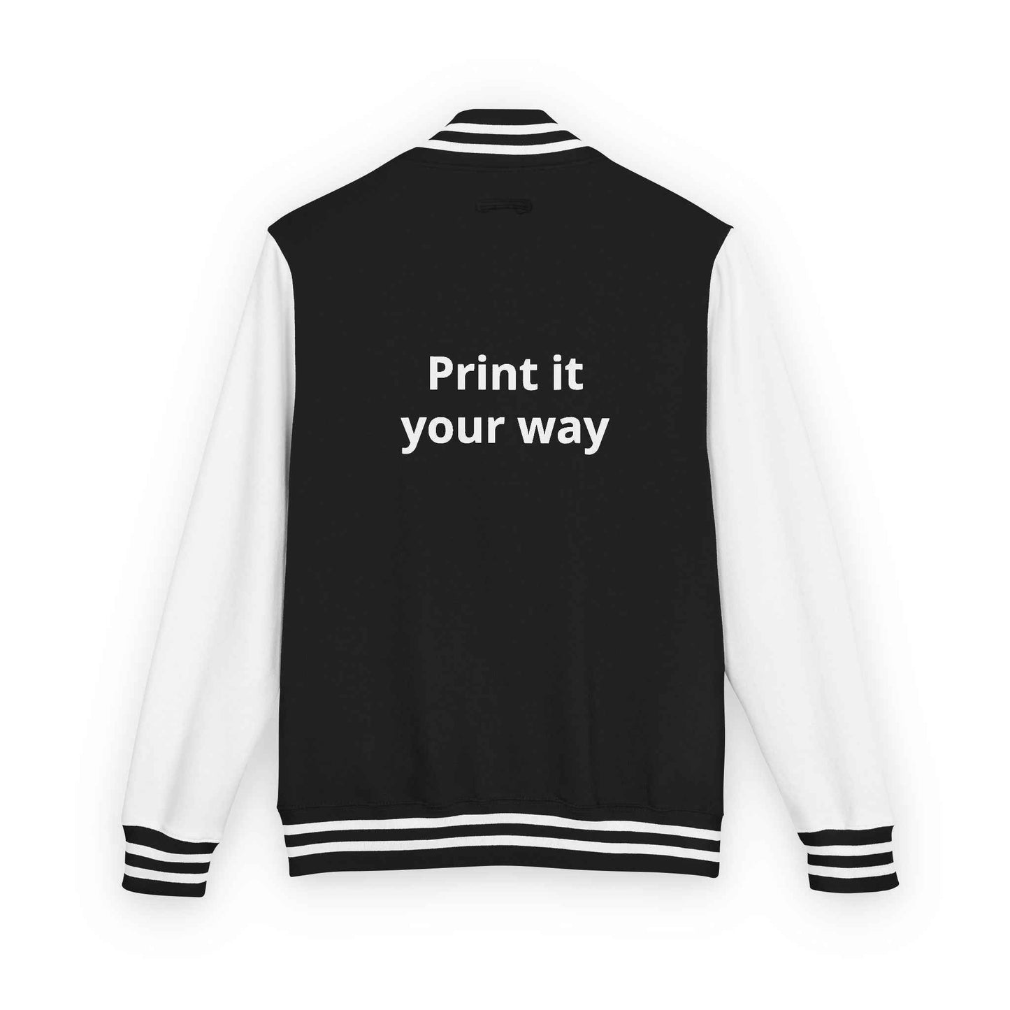 Letterman Jacket — "Print It Your Way" Customizable Varsity Jacket